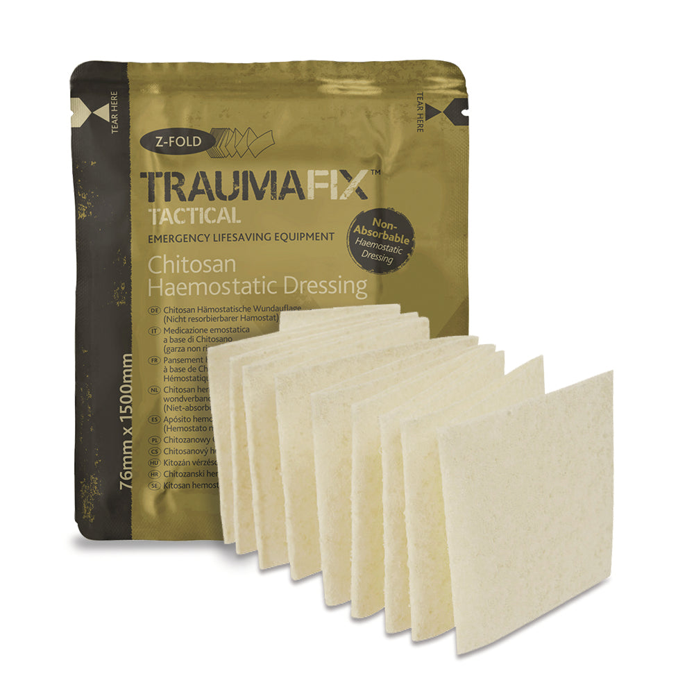 TraumaFix Axiostat Military 150cm Z fold Haemostatic Gauze - G&M Medical Supply