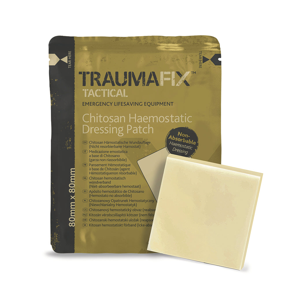 TraumaFix Axiostat 8x8cm Haemostatic Patch - G&M Medical Supply