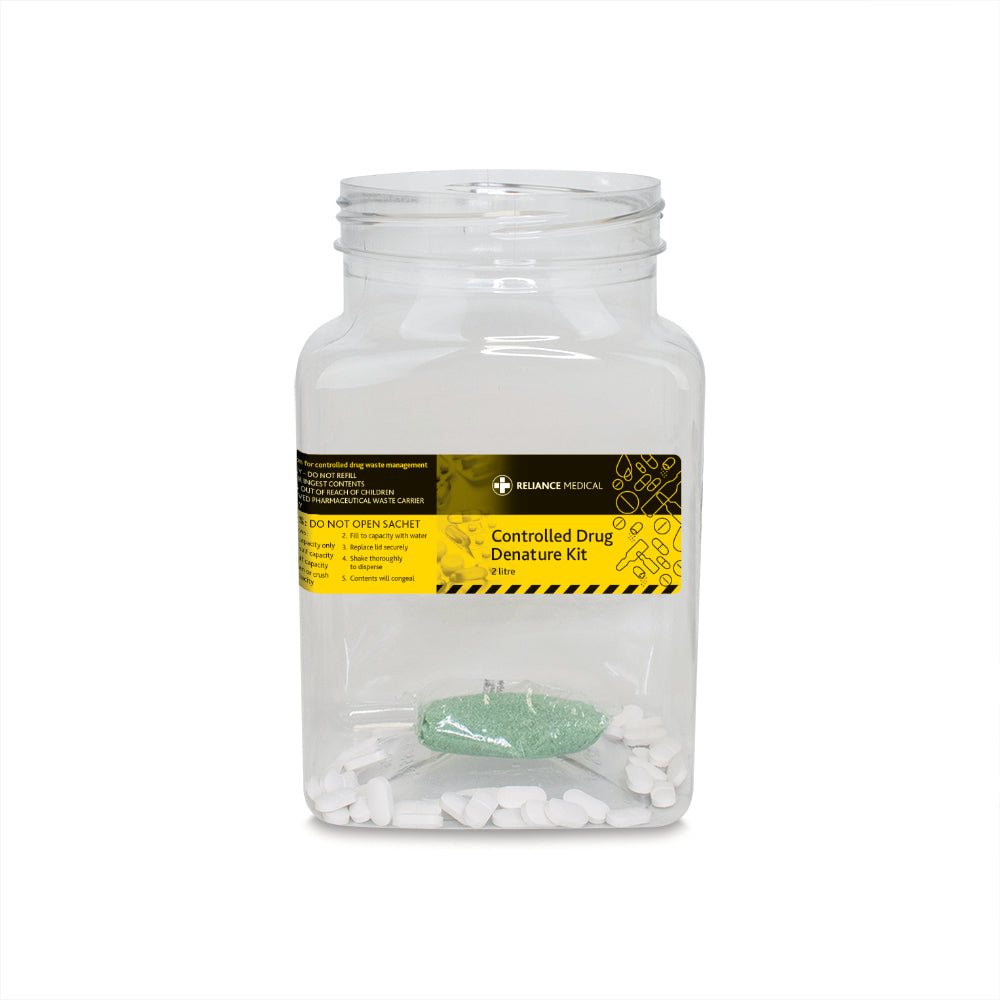 Controlled Drug Denature Kit - 2 Litre - G&M Medical Supply