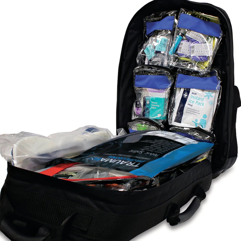TraumaFix FREC (First Response Emergency Care) 3 Kit - Tactical Rucksack - Black - G&M Medical Supply