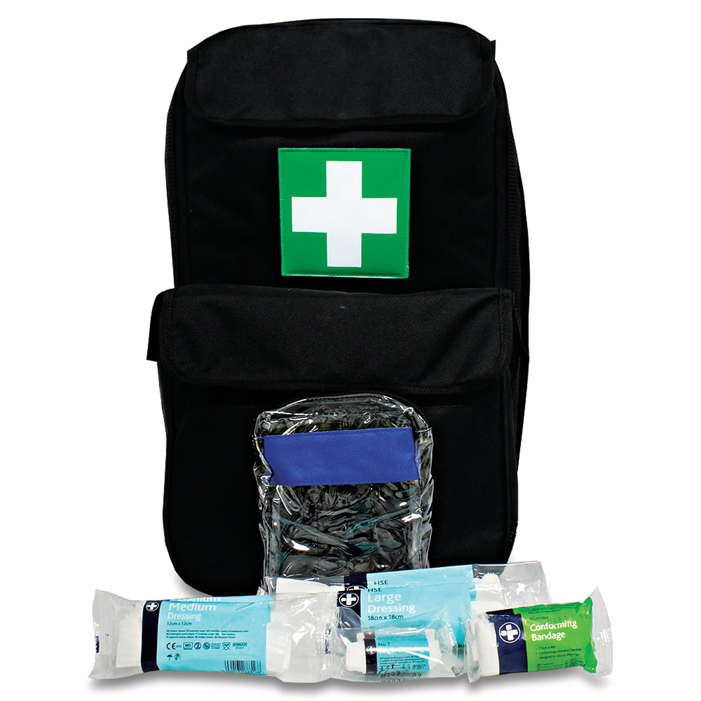 TraumaFix FREC (First Response Emergency Care) 3 Kit - Tactical Rucksack - Black - G&M Medical Supply