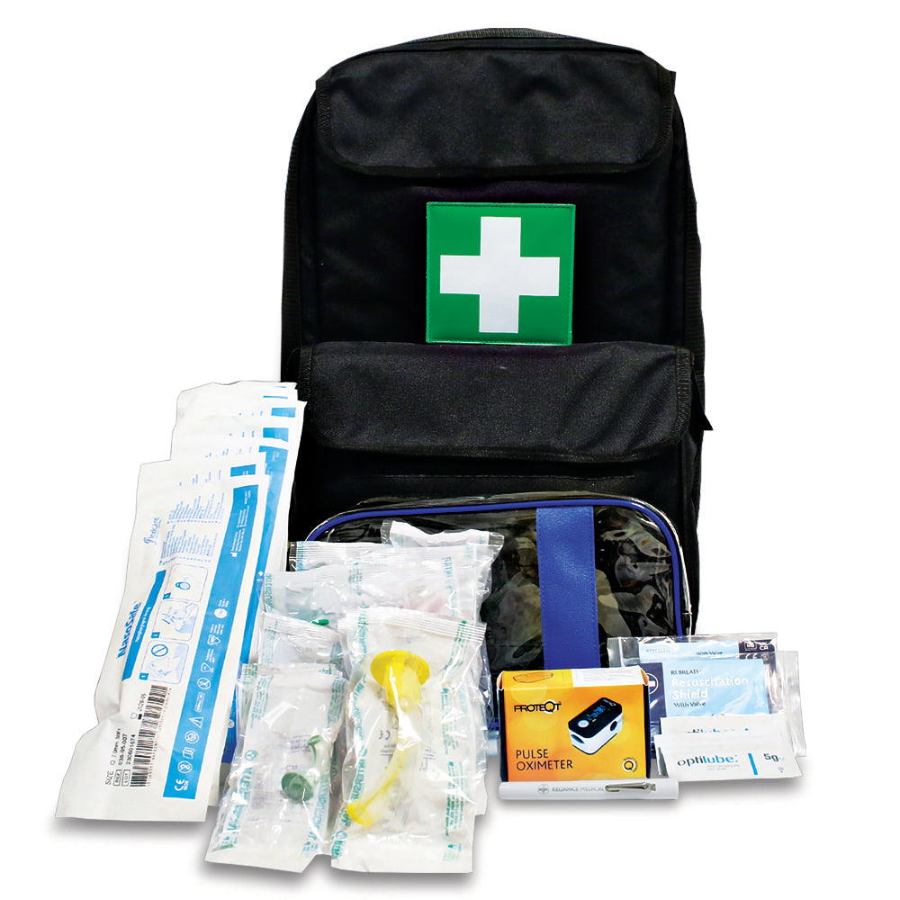 TraumaFix FREC (First Response Emergency Care) 3 Kit - Tactical Rucksack - Black - G&M Medical Supply