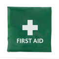 HSE 1 Person First Aid Kit - Vinyl Pouch - One Size - Green - G&M Medical Supply