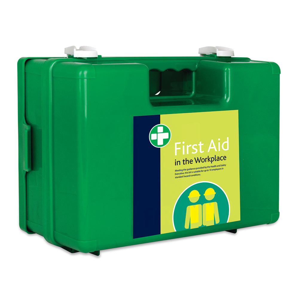 HSE 10 Person Executive First Aid Kit - Sorrento Box - One Size - Green - G&M Medical Supply