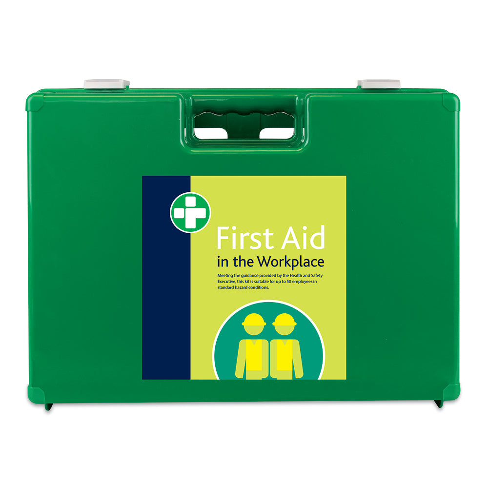 HSE 50 Person Executive First Aid Kit - Milano Box - One Size - Green - G&M Medical Supply
