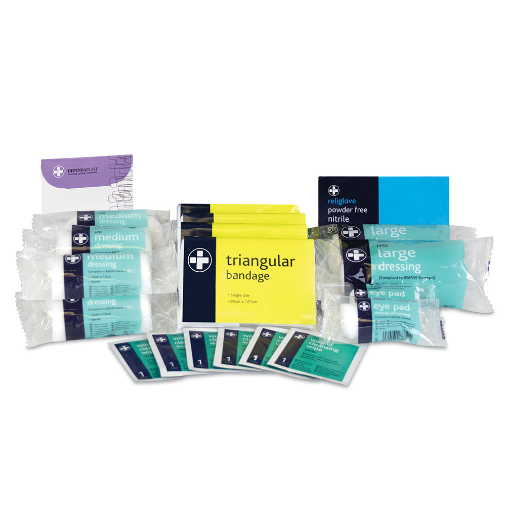 Refill for HSE 10 Person Workplace Kit (115/112/102) - G&M Medical Supply