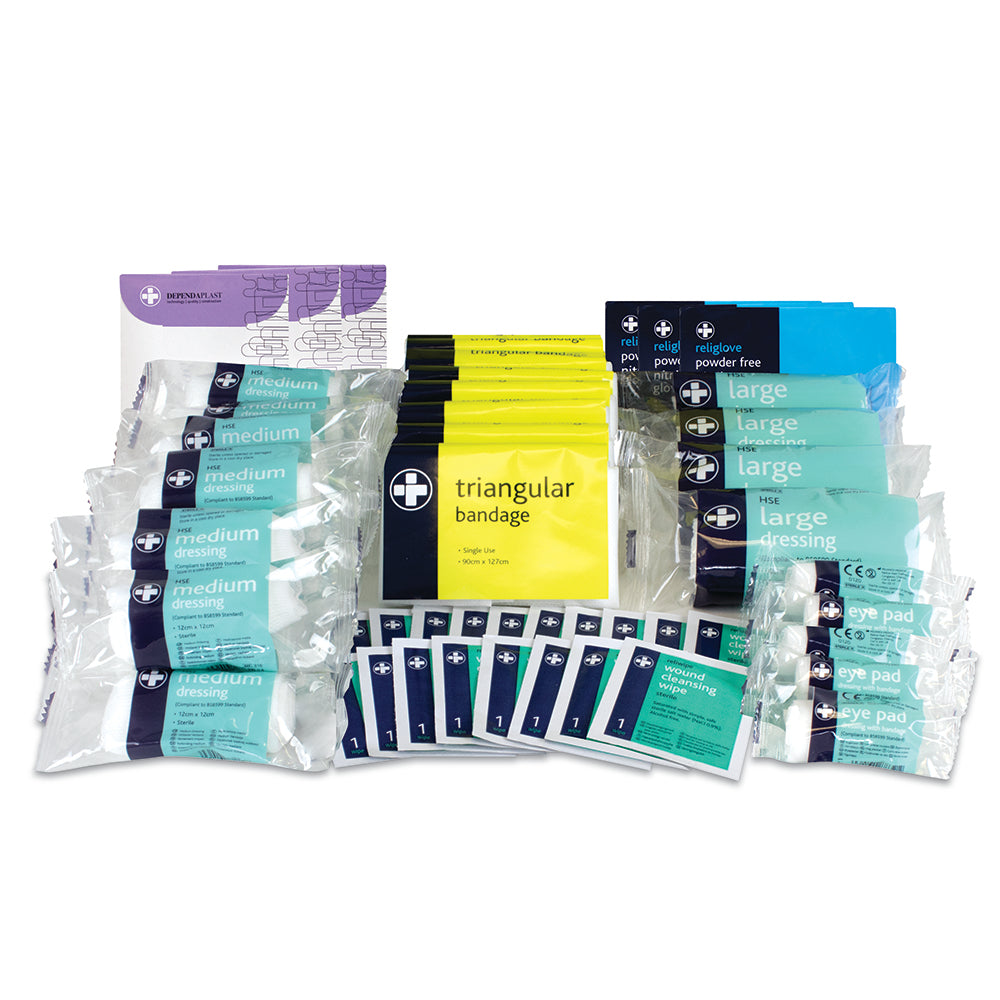 Refill for HSE 50 Person Workplace Kit (104/114/117/190) - G&M Medical Supply