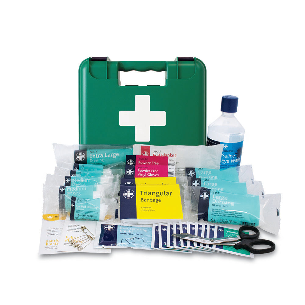 Motokit First Aid Kit - HGV - Titan Box - Medium - Green - G&M Medical Supply