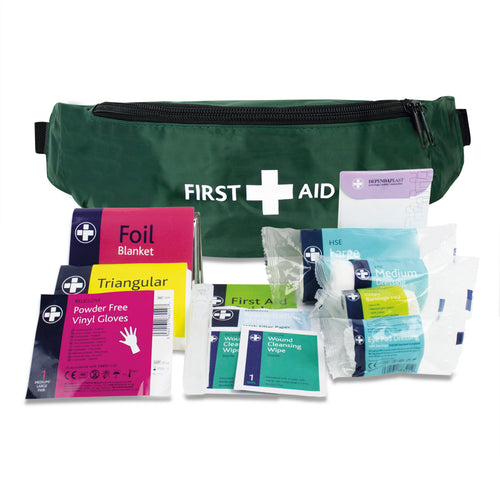 Child Care First Aid Kit - Playground - Riga Bag - One Size - Green - G&M Medical Supply