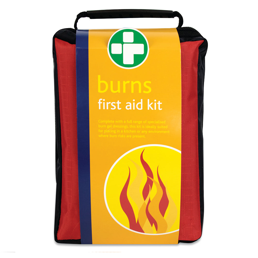 Burns First Aid Kit - Stockholm Bag - One Size - Red - G&M Medical Supply