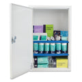 HSE 50 Person First Aid Kit - Sofia Medical Cabinet - Once Size - White - G&M Medical Supply