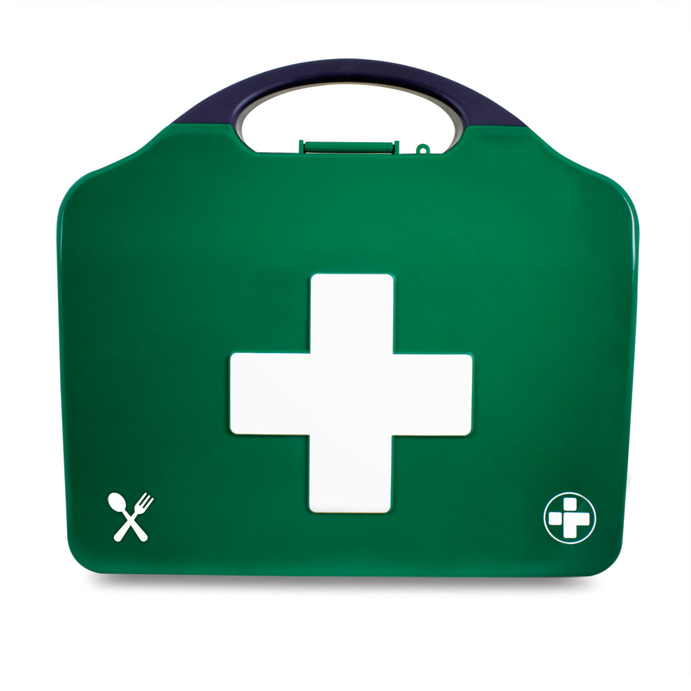 Masterchef Catering HSE 50 Person First Aid Kit - Aura3 Box - Large - Green - G&M Medical Supply