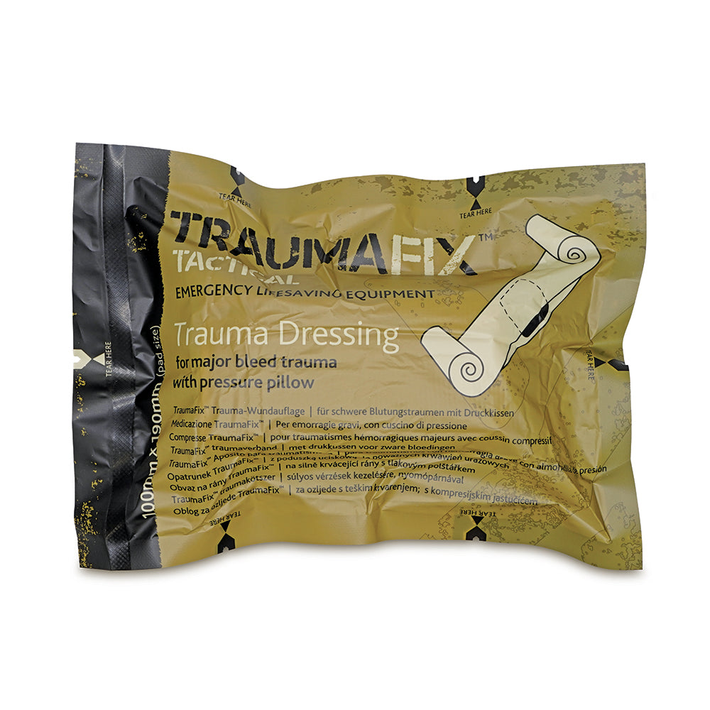 TraumaFix Tactical - Trauma Dressing - 10cm x 19cm - G&M Medical Supply