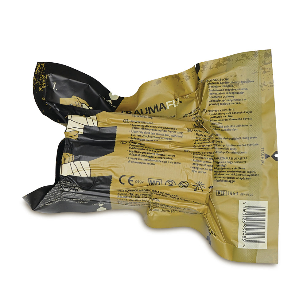TraumaFix Tactical - Trauma Dressing - 10cm x 19cm - G&M Medical Supply