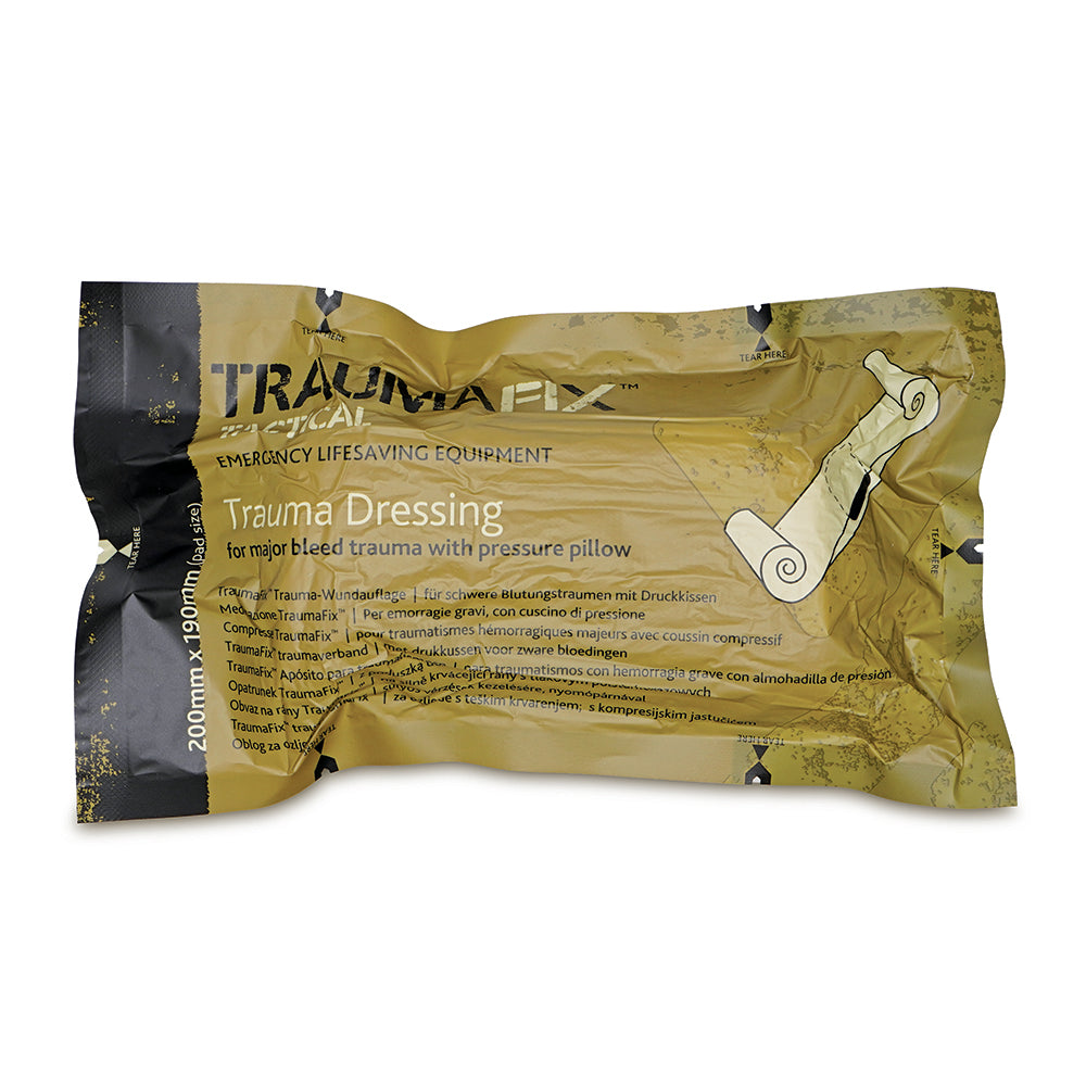 TraumaFix Tactical - Trauma Dressing - 20cm x 19cm - G&M Medical Supply