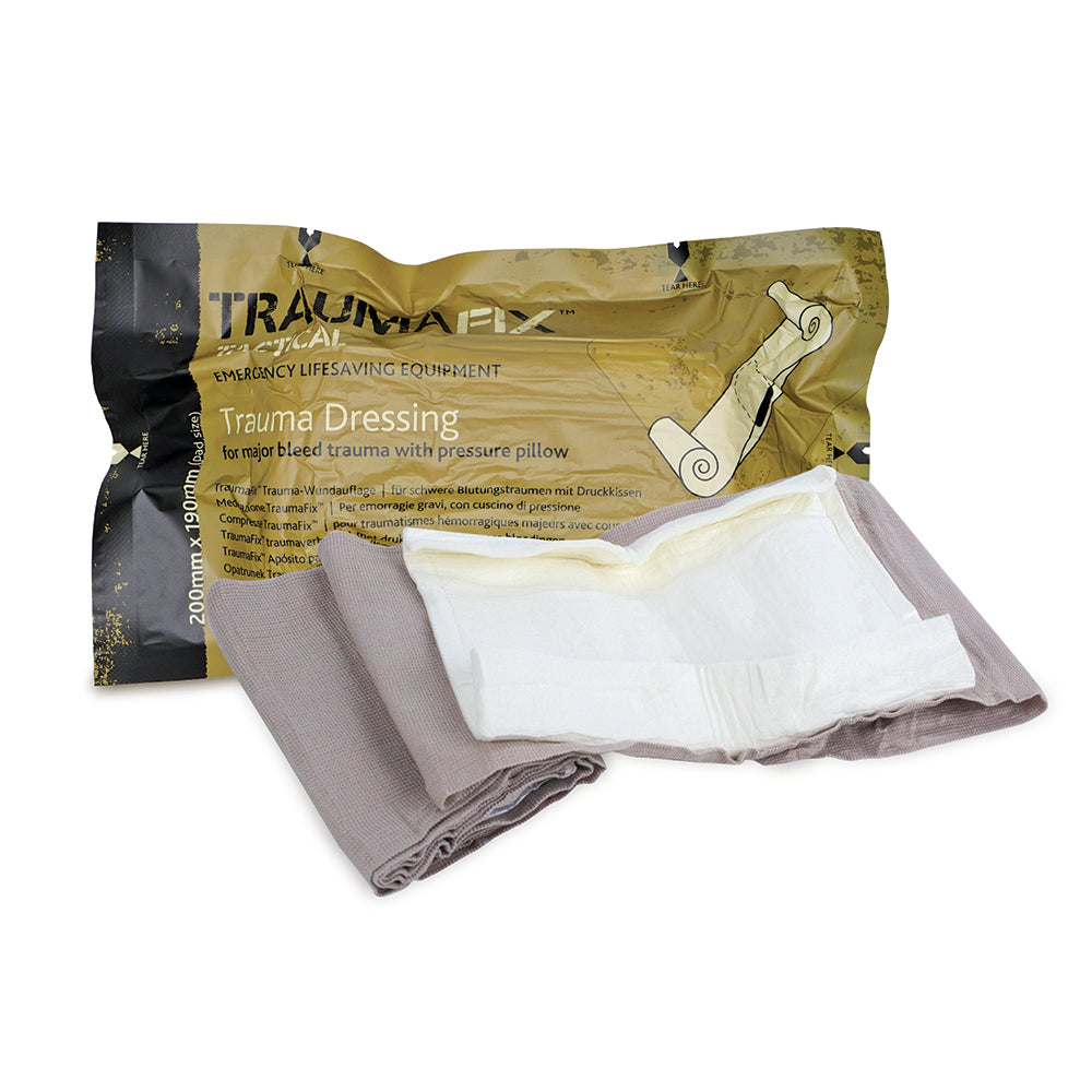 TraumaFix Tactical - Trauma Dressing - 20cm x 19cm - G&M Medical Supply