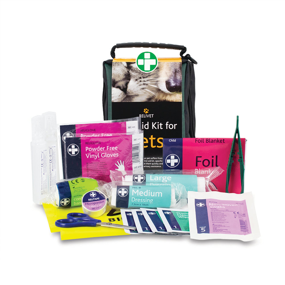 Relivet First Aid Kit for Pets - Helsinki Bag - G&M Medical Supply