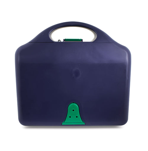 Aura3 Box - Empty - Large - Green (Green Lid/Green Clip/Bracket) - G&M Medical Supply