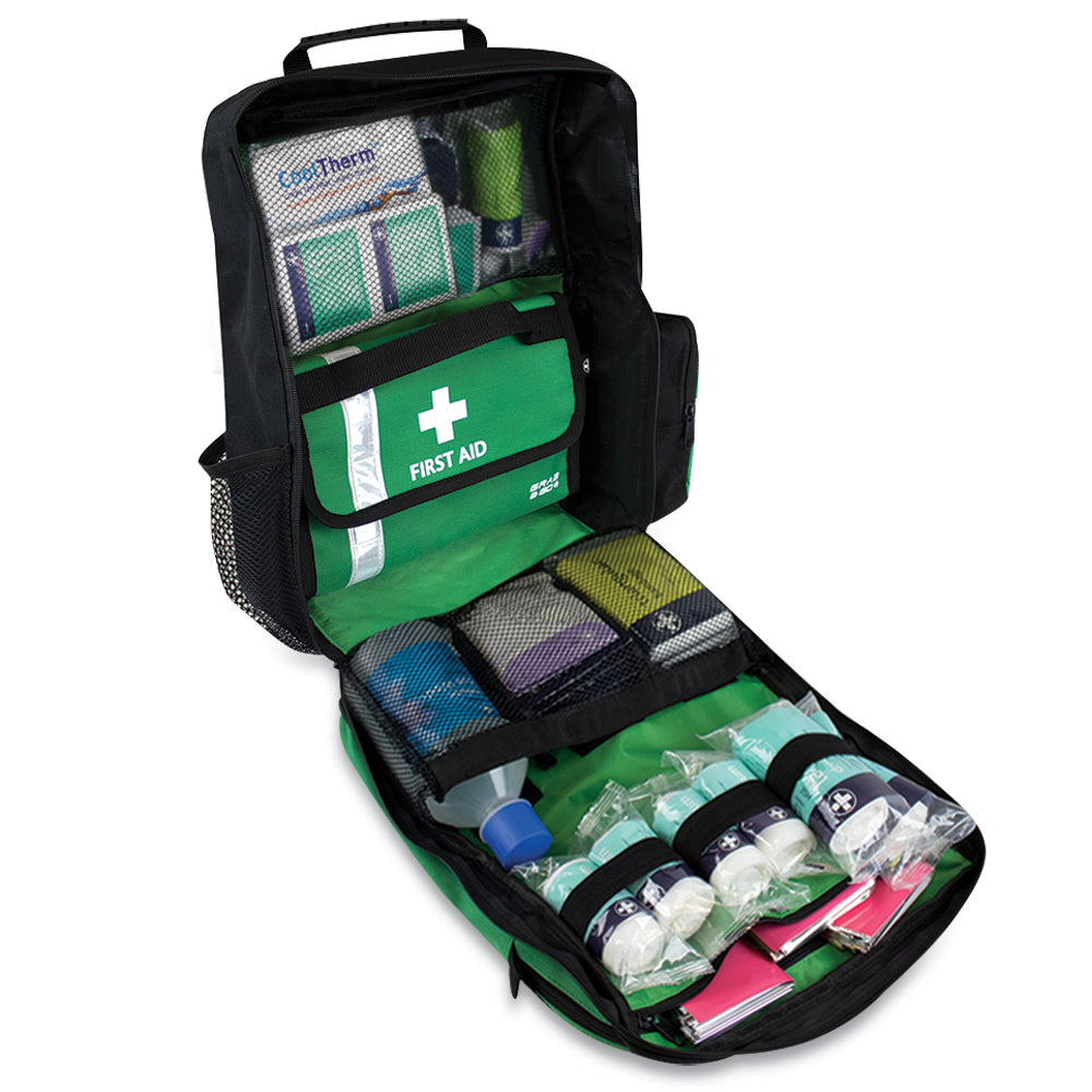 Workplace BS8599-1 First Response Kit - Rucksack - Green - G&M Medical Supply