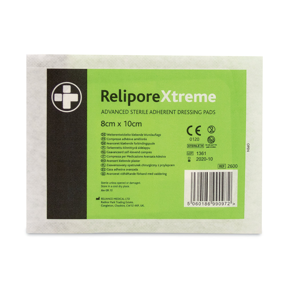 Relipore Xtreme Adhesive Dressing - 8cm x 10cm - G&M Medical Supply