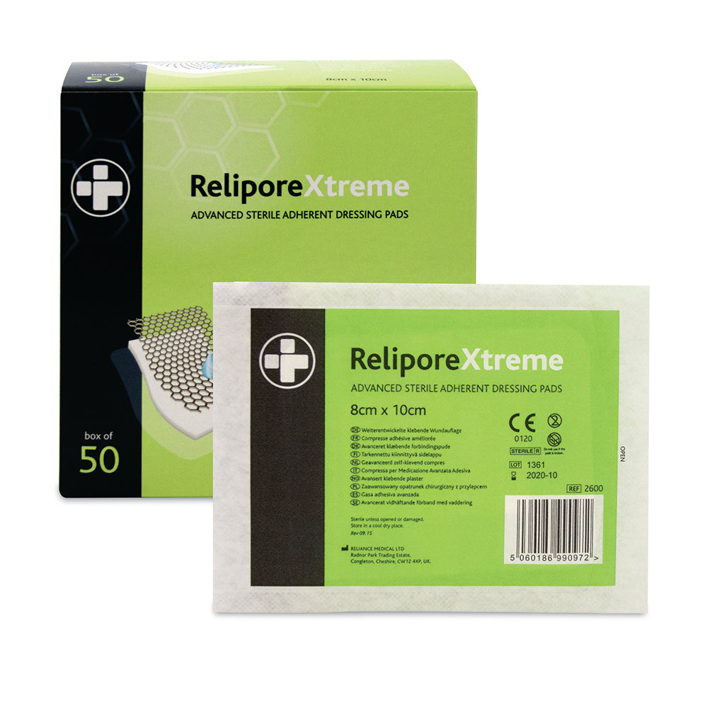Relipore Xtreme Adhesive Dressing - 8cm x 10cm - G&M Medical Supply