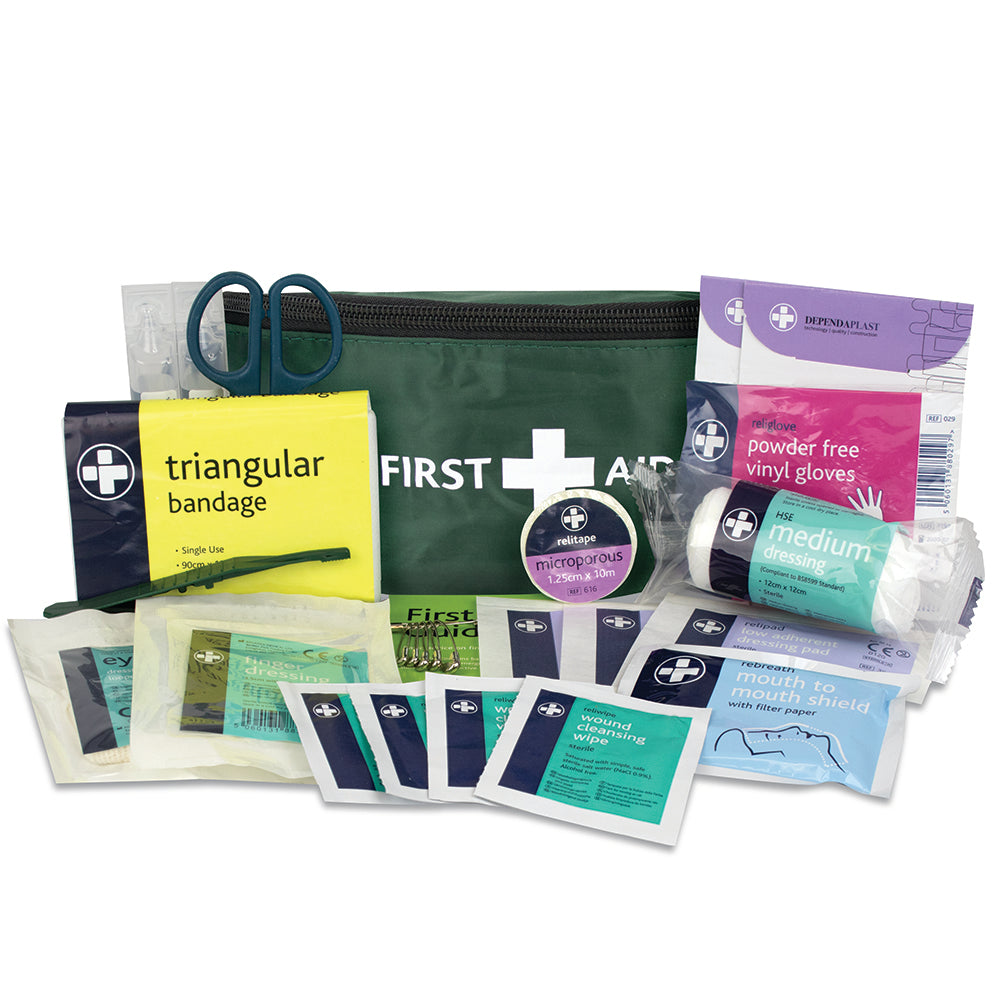 First Aid Kit - Riga Bum Bag - One Size - Green - G&M Medical Supply