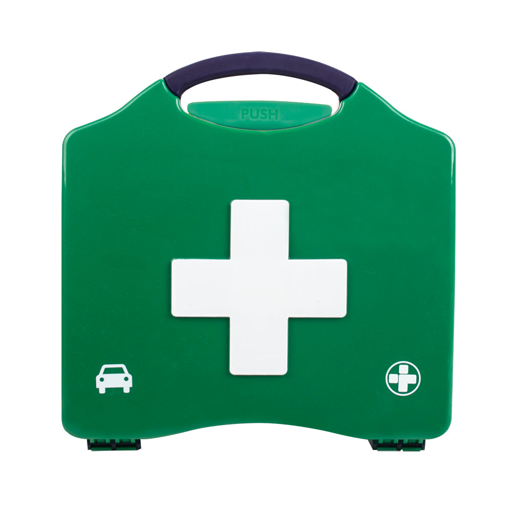 Motokit BS8599-1:2019 & BS8599-2:2014 First Aid Kit - Medium - Aura3 Box - XSmall - Green - G&M Medical Supply
