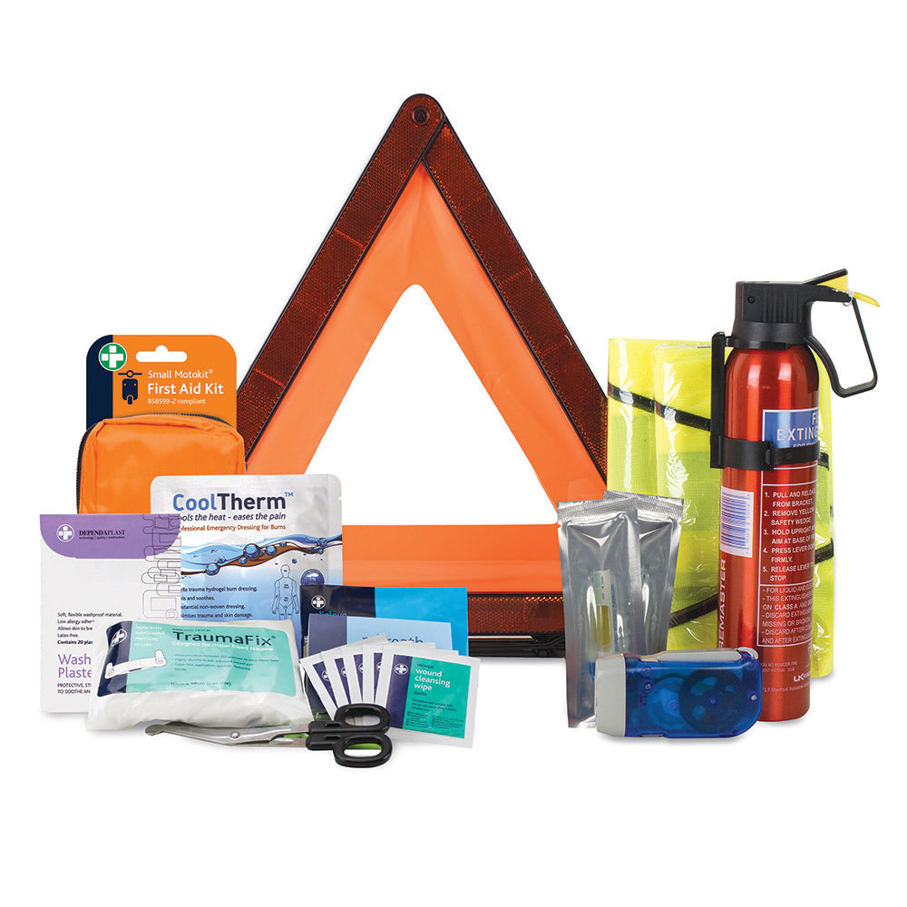 Motokit Accident, Emergency and Breakdown Kit - EVA Case - Once Size - Orange - G&M Medical Supply