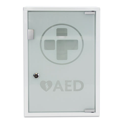 Alarmed AED First Aid Cabinet - Lockable - G&M Medical Supply