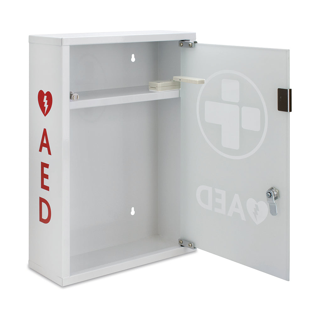 Alarmed AED First Aid Cabinet - Lockable - G&M Medical Supply