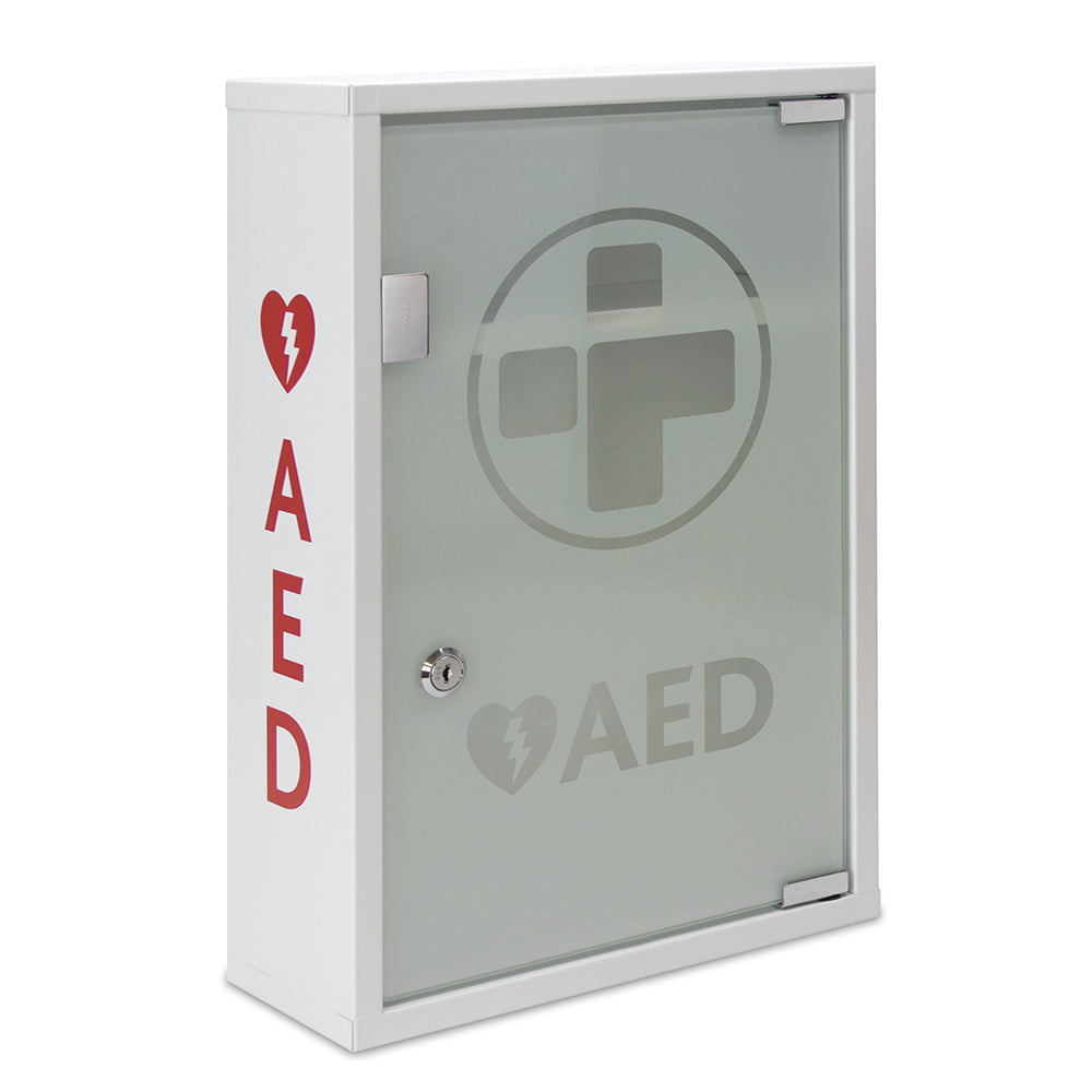 Alarmed AED First Aid Cabinet - Lockable - G&M Medical Supply