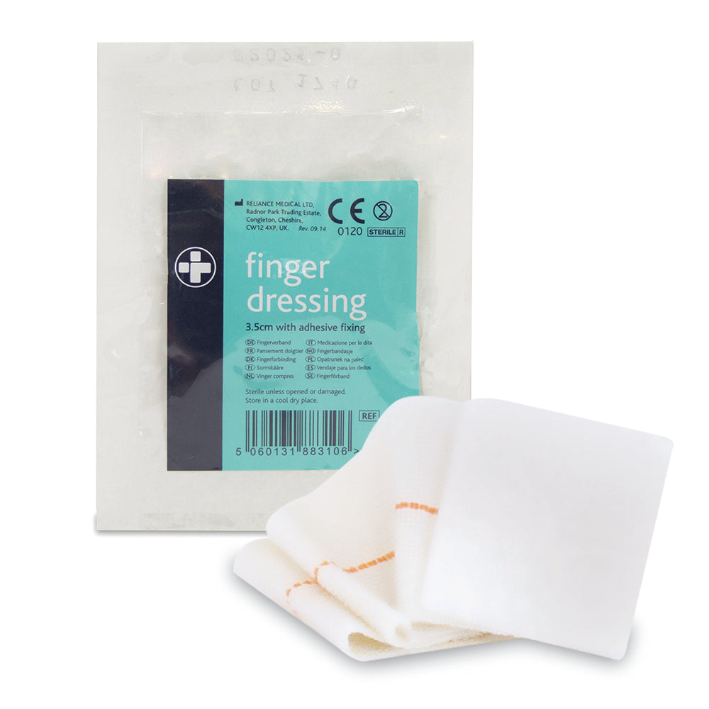 Finger Dressing with Adhesive Fixing - 3.5cm - G&M Medical Supply