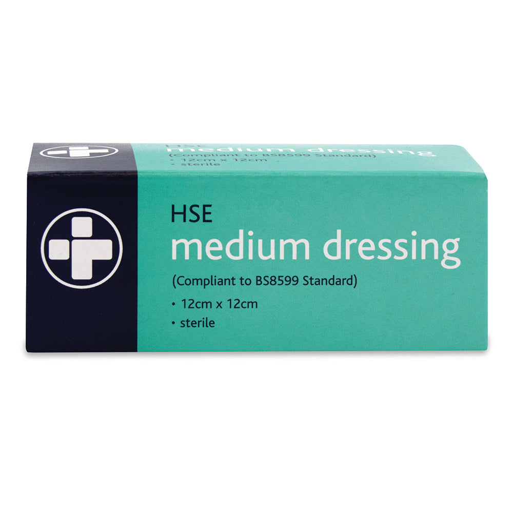 HSE Dressing - Medium 12cm x 12cm - Boxed - G&M Medical Supply