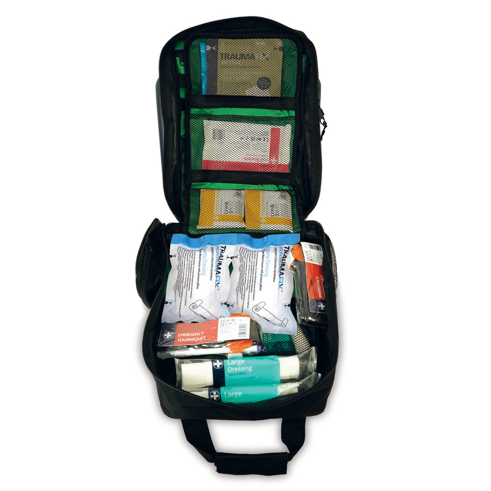 Standard Trauma Kit - Green Rucksack - G&M Medical Supply