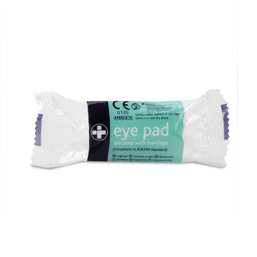 No. 16 Eye Pad Dressing with Bandage - Boxed - G&M Medical Supply