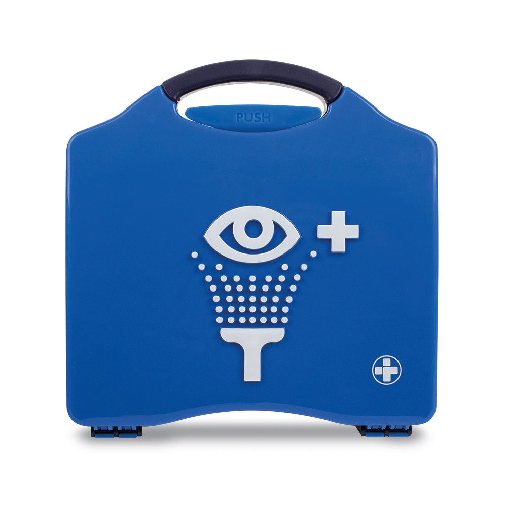 Eye Wash Station - Compact Aura - Large - Blue - G&M Medical Supply