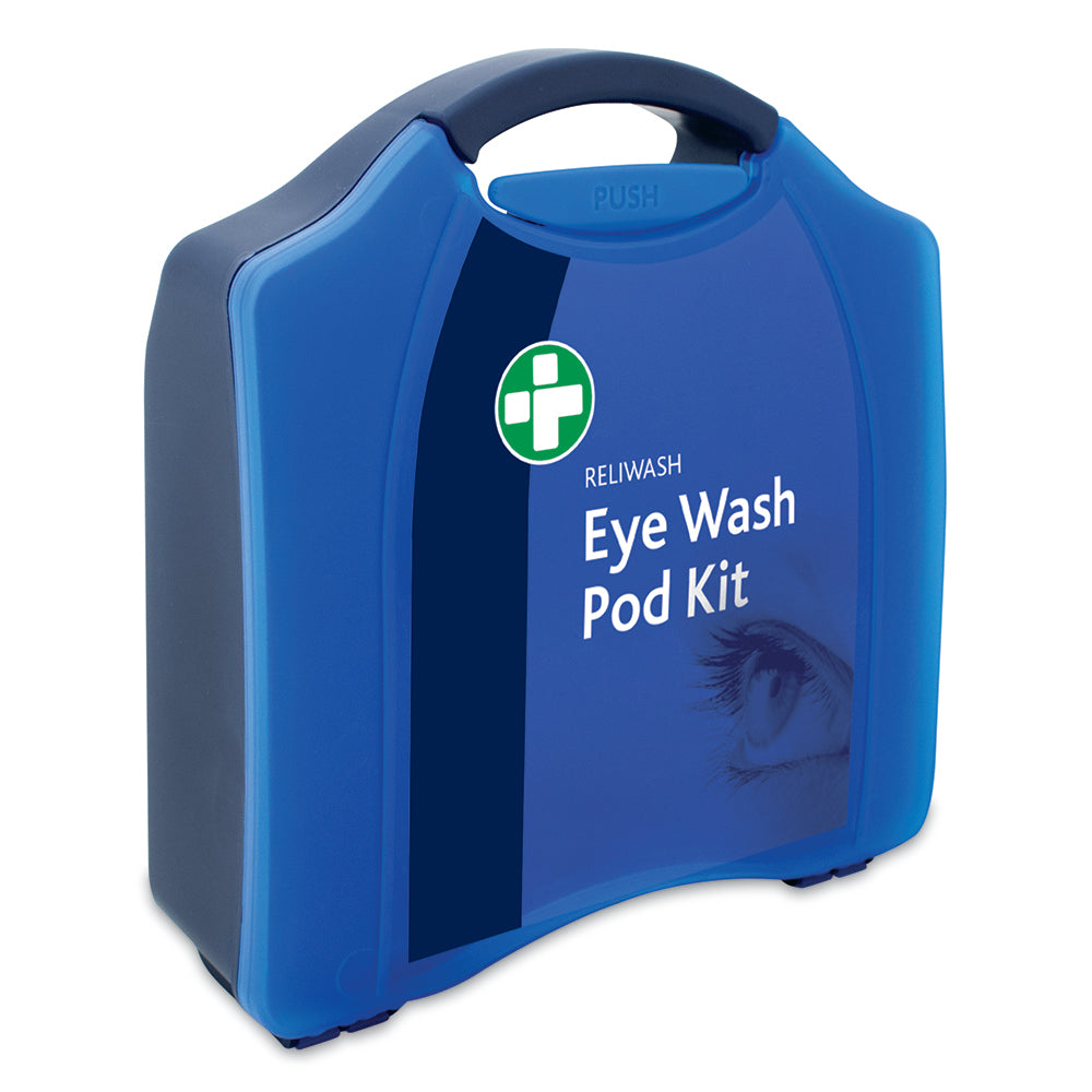 Eye Wash Station - Compact Aura - Large - Blue - G&M Medical Supply