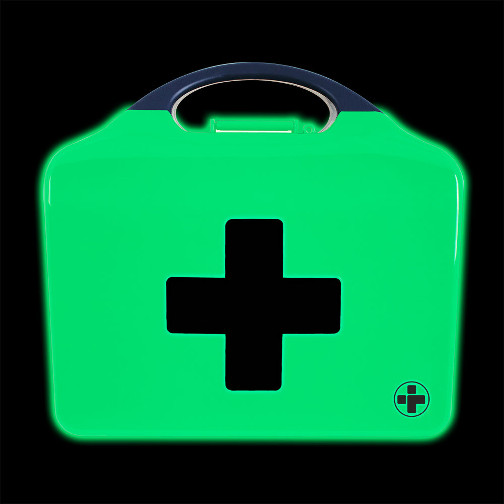 Workplace BS8599-1 First Aid Kit - Medium - Aura3 Glow In The Dark Box - Medium - Green - G&M Medical Supply