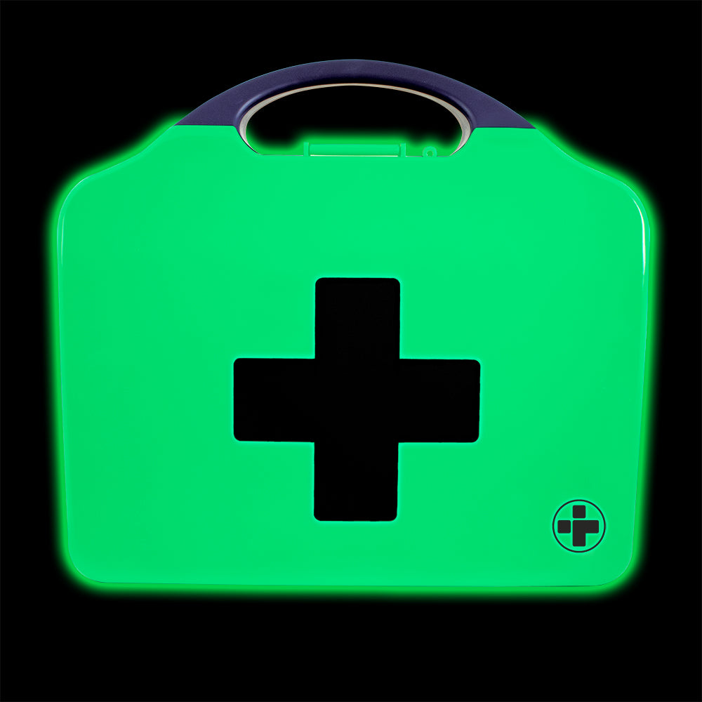 Workplace BS8599-1 First Aid Kit - Large - Aura3 Glow In The Dark Box - Large - Green - G&M Medical Supply