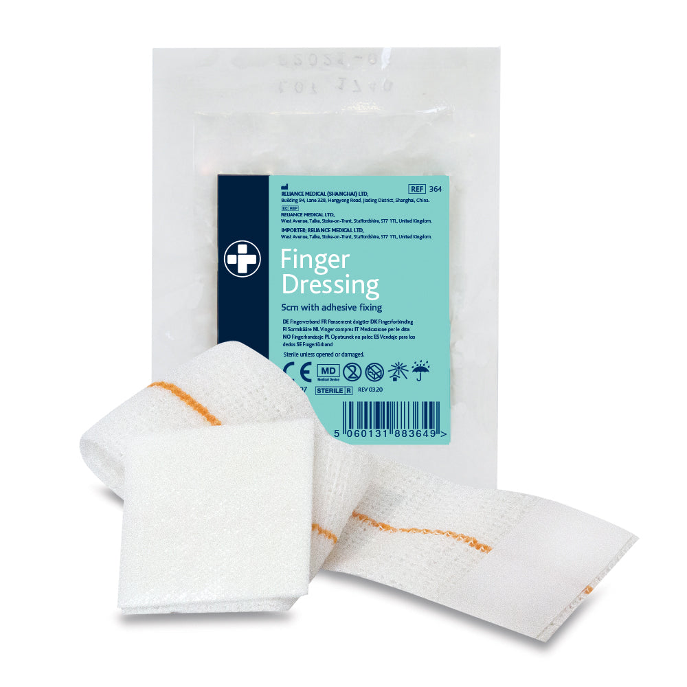 Finger Dressing with Adhesive Fixing - 5cm - G&M Medical Supply