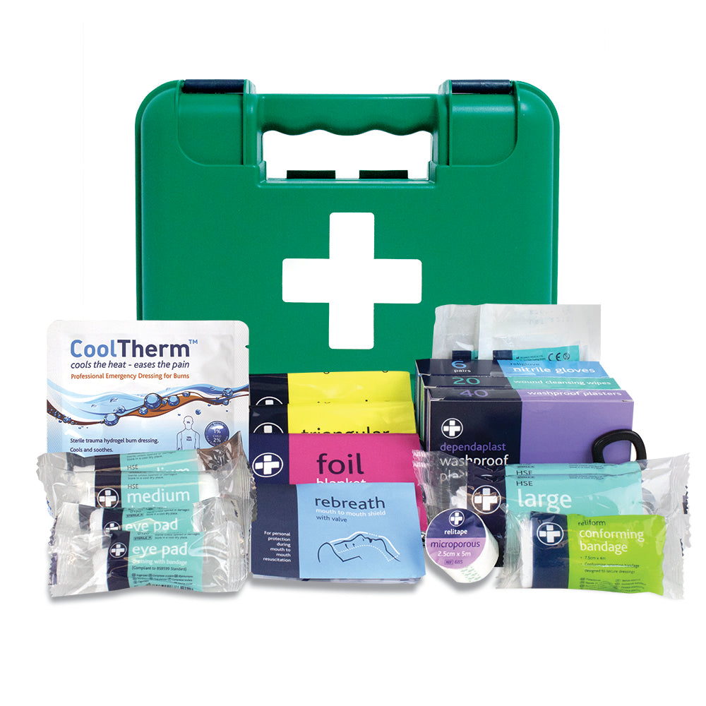 Workplace BS8599-1 First Aid Kit - Small - Titan Box - Small - Green - G&M Medical Supply