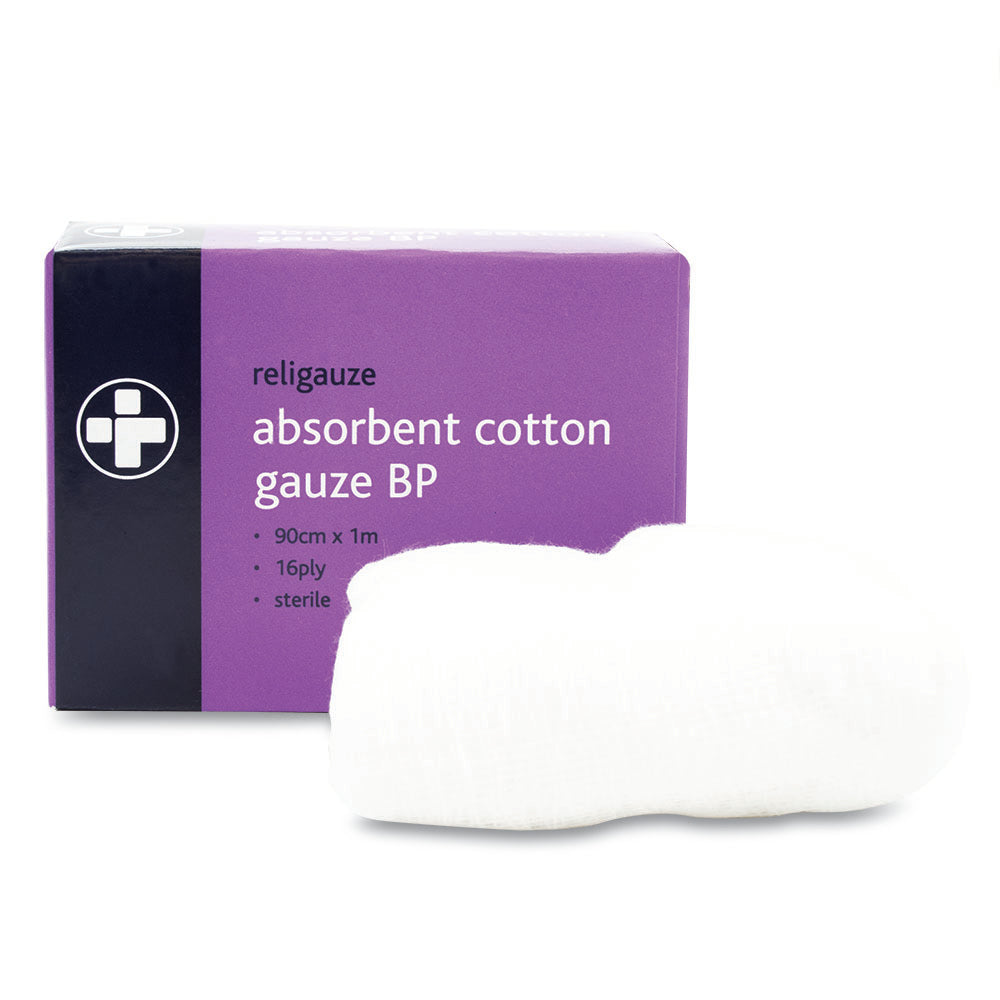 Religauze Absorbent Cotton Gauze BP - 90cm x 1m - G&M Medical Supply