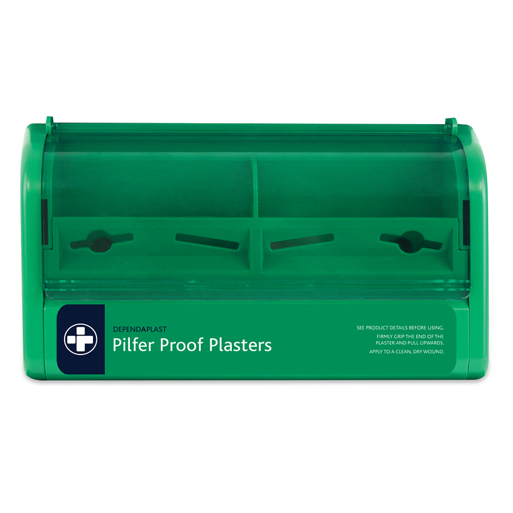 Dependaplast Pilfer Proof Plaster Dispenser - Empty (L)19cm x (W)11cm x (D)4.5cm. - G&M Medical Supply
