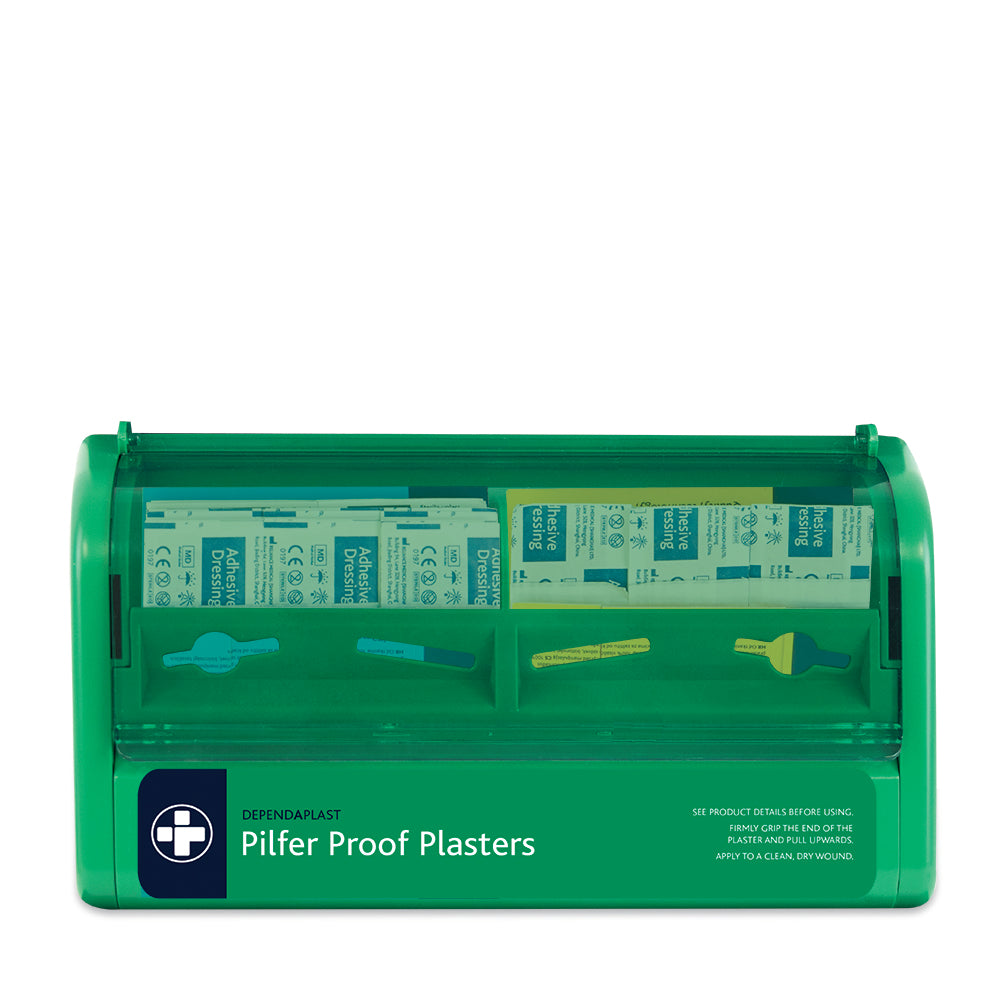 Dependaplast Pilfer Proof Plaster Dispenser - Empty (L)19cm x (W)11cm x (D)4.5cm. - G&M Medical Supply