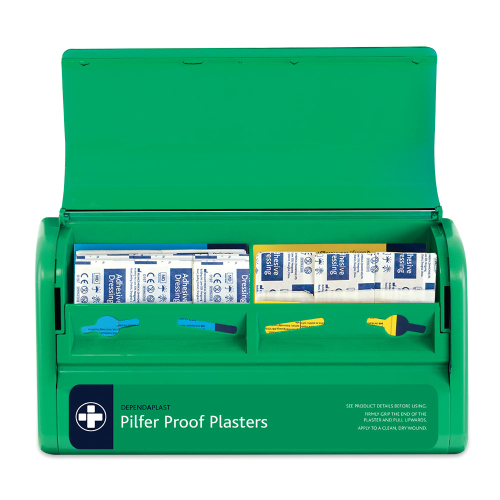 Dependaplast Pilfer Proof Plaster Dispenser - Empty (L)19cm x (W)11cm x (D)4.5cm. - G&M Medical Supply