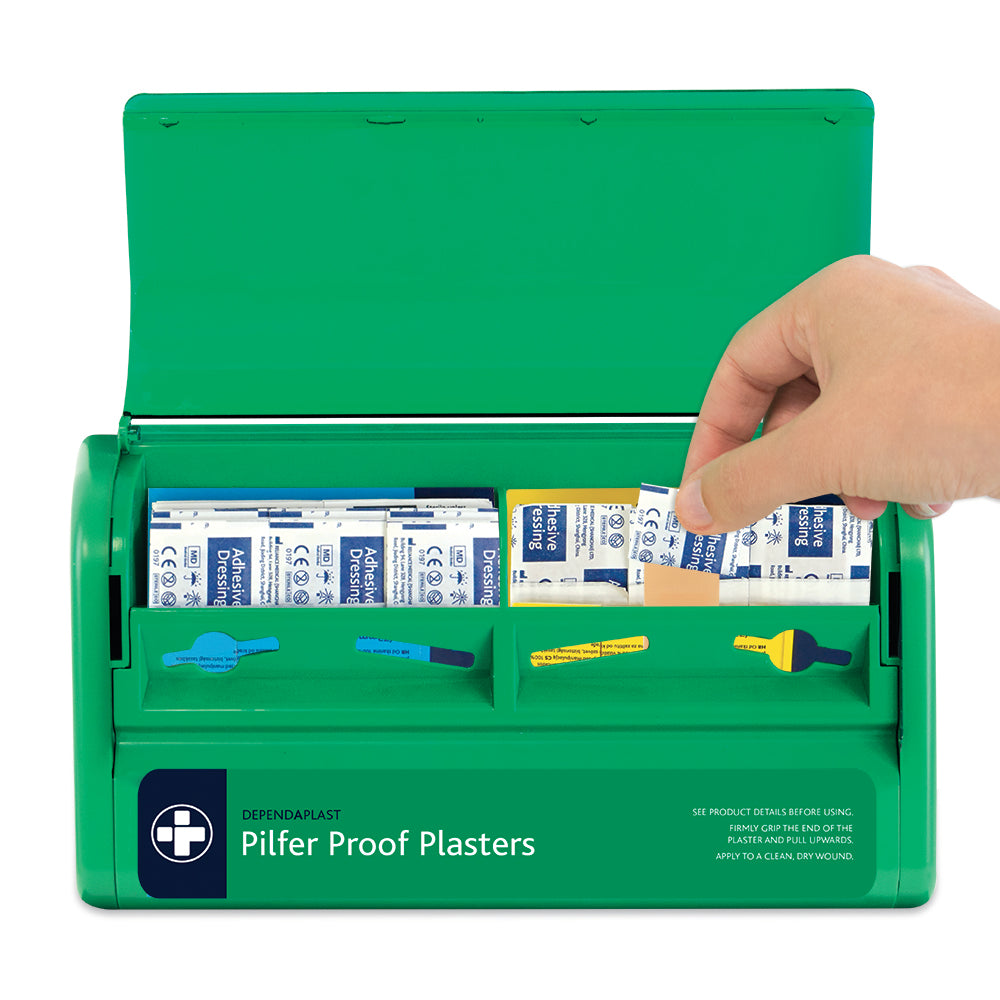 Dependaplast Pilfer Proof Plaster Dispenser - Empty (L)19cm x (W)11cm x (D)4.5cm. - G&M Medical Supply