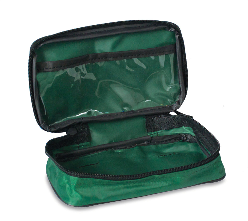 Travel Pouch - Green - Empty - G&M Medical Supply