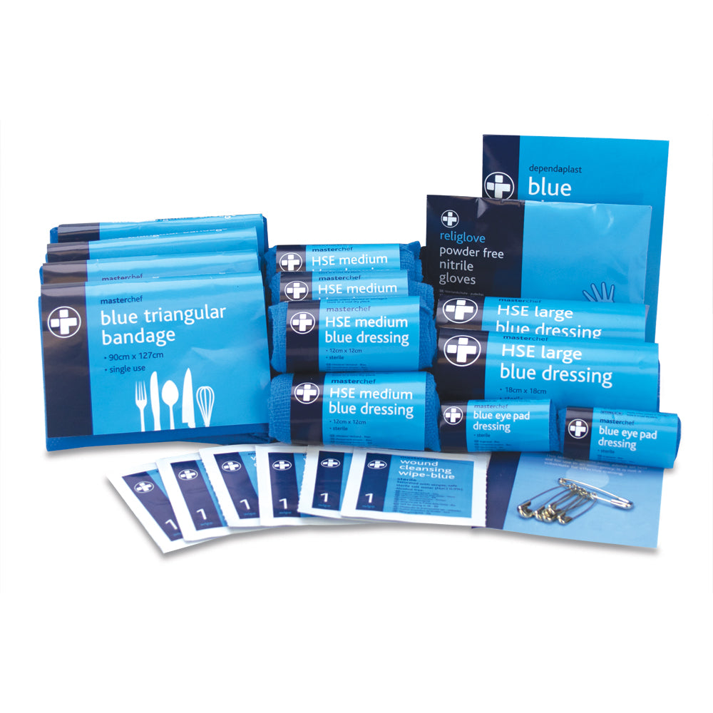 Refill for Masterchef Catering HSE 10 Person First Aid Kit (178/106) - G&M Medical Supply