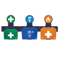 AuraPoint - 3 Unit Point - Small BS8599-1 First Aid Kit, Double Eyewash Station and Burns Kit - G&M Medical Supply