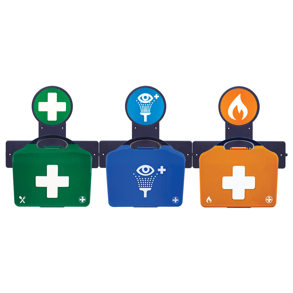 AuraPoint - 3 Unit Point - Medium BS8599-1 Catering, Double Eyewash and Burns Kit - G&M Medical Supply
